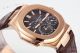 PPF V2 Super Clone Patek Philippe Nautilus Power Reserve Brown Dial Rose Gold (5)_th.jpg